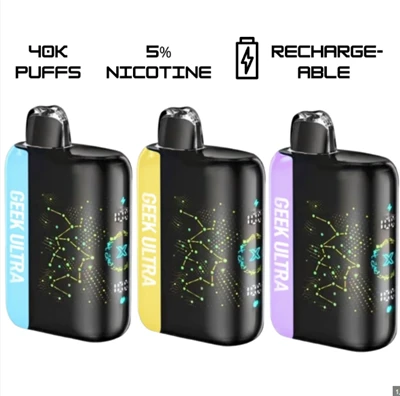 Geek Ultra Pulse X 40000puffs Vape en estoc